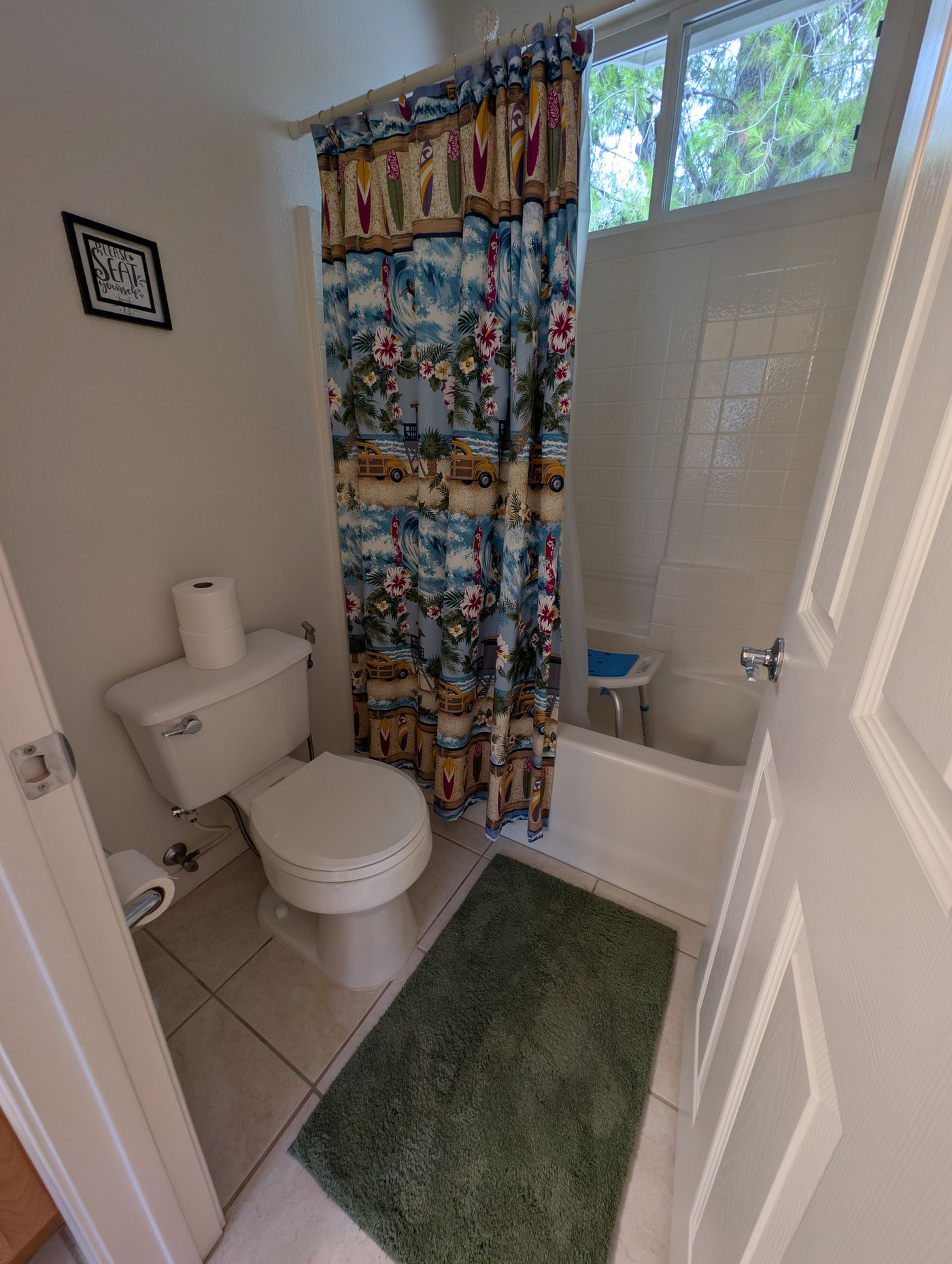 Resident Bathroom 1 — Tub with Transfer Bench — Soleil Levant Care