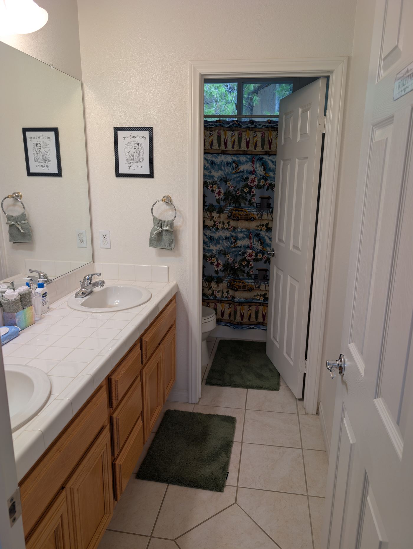 Resident Bathroom 1 — Enclosed Tub and Toilet Room — Soleil Levant Care